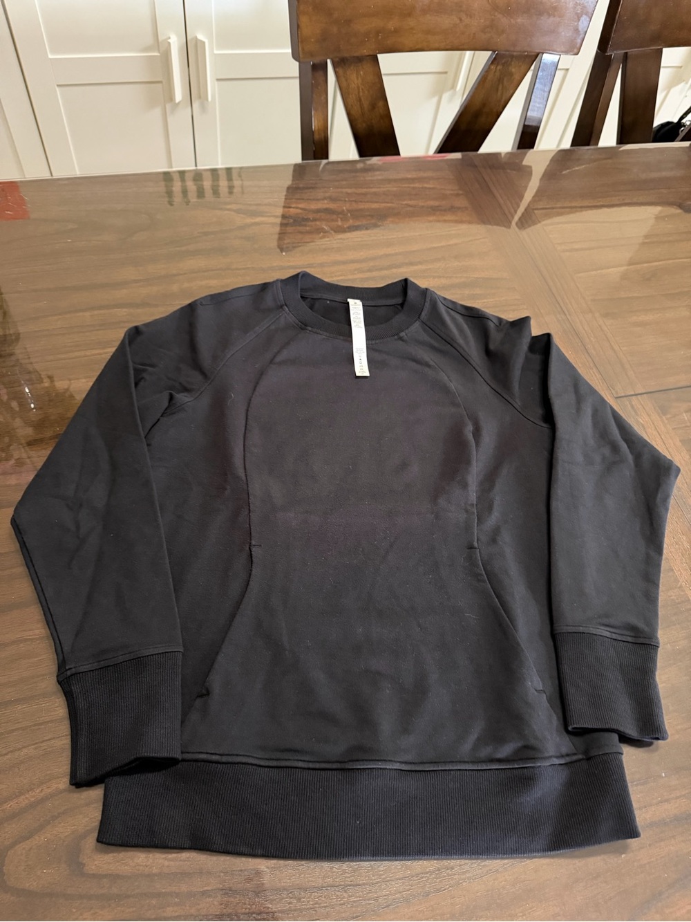 lululemon athletica Men's Black Crewneck Pullover